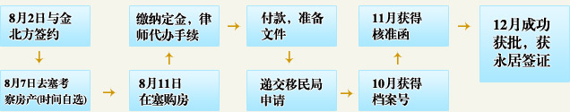 塞浦路斯移民过程